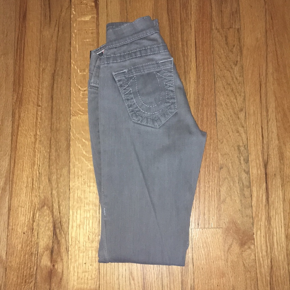 True Religion Grey Skinny Jeans